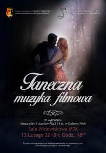Taneczna Muzyka Filmowa 13.02.2018 r.